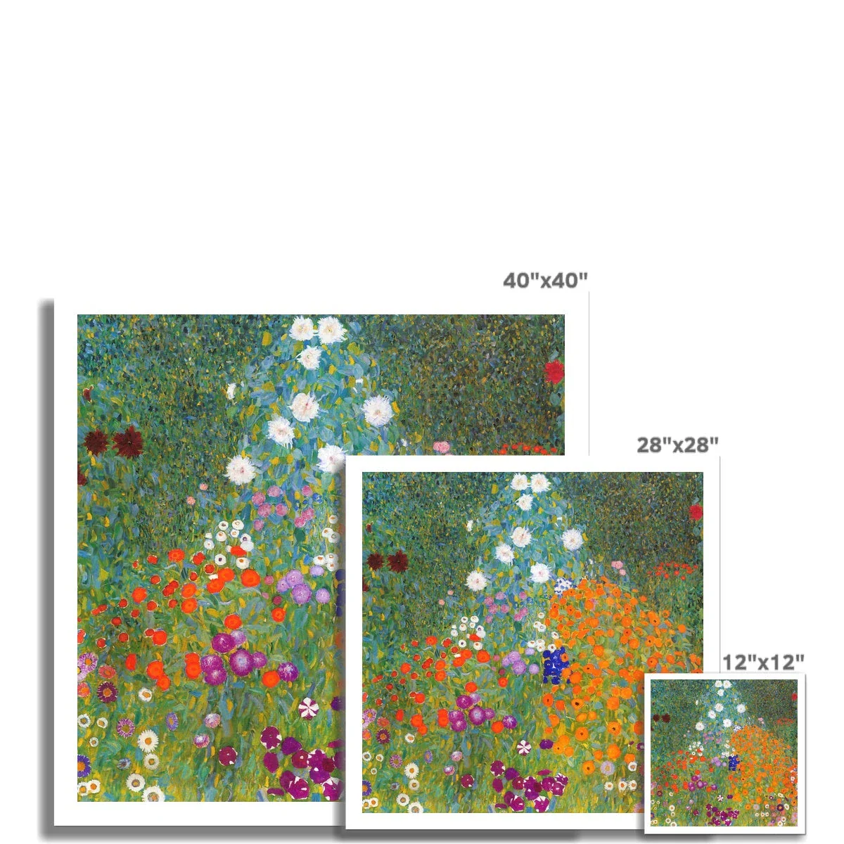 Gustav Klimt Open Edition Art Print. 'Bauerngarten' (Cottage Garden) . Art Gallery Historic Art - Image 2