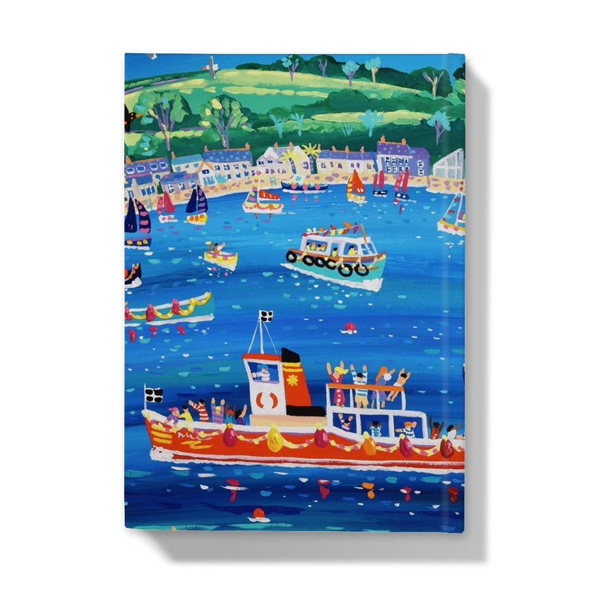 John Dyer Art Hardback Notebook Journal. Blue sky and Ferry Boats, Greenbank, Falmouth - Image 5