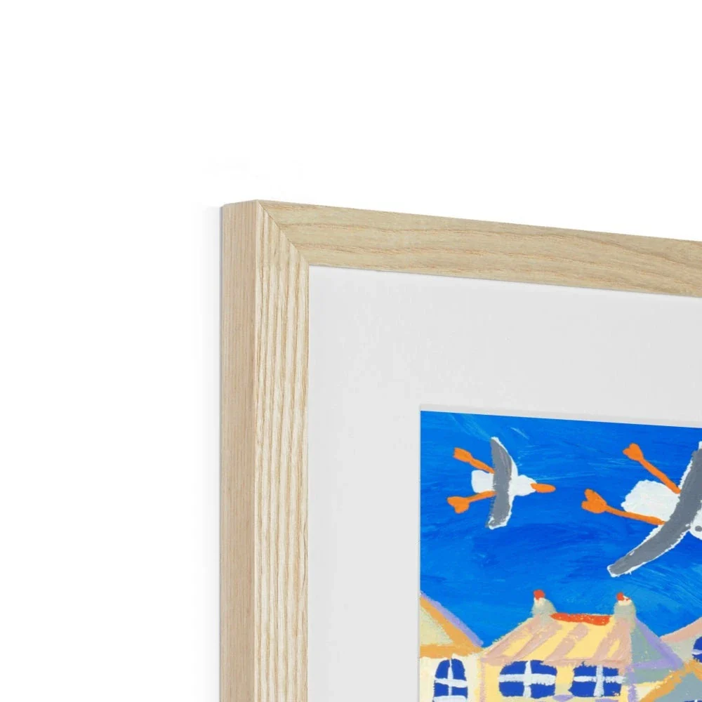 John Dyer Framed Open Edition Cornish Fine Art Print. 'Boats and Ropes, St Ives'. Cornwall Art Gallery - Image 10