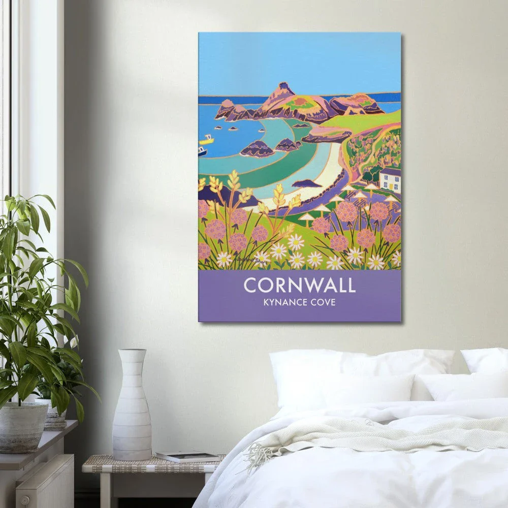 Canvas Art Print by Joanne Short of Kynance Cove, Cornwall from our Cornwall Art gallery - Image 4