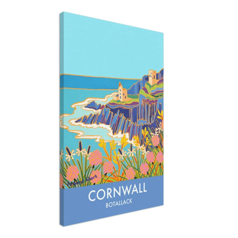 Canvas Art Print by Joanne Short of Botallack Tin Mines, Cornwall from our Cornwall Art gallery - Image 8