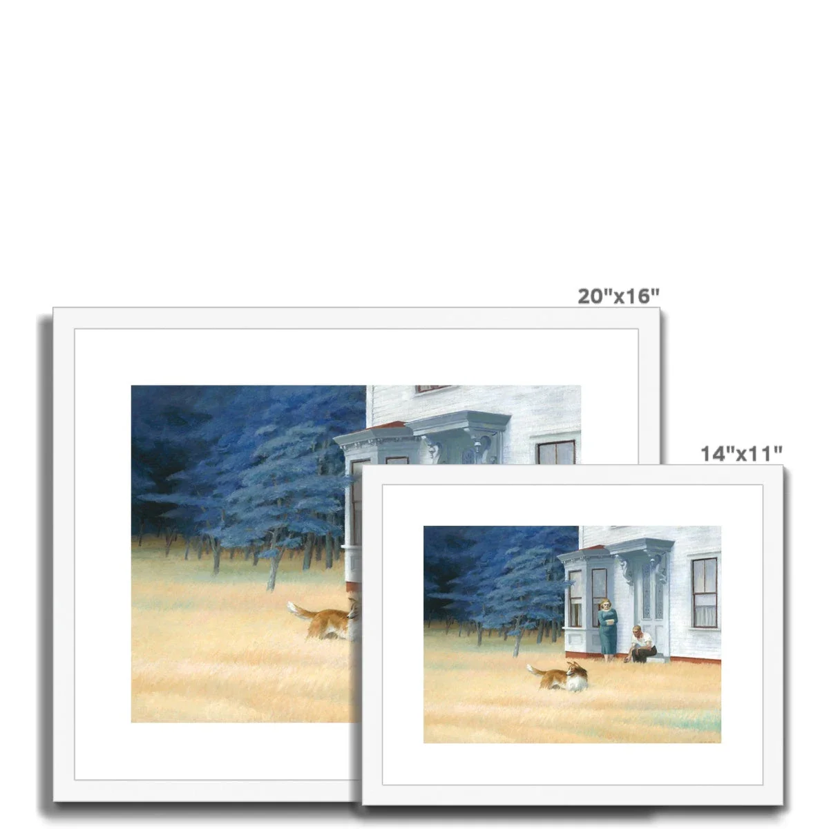 Cape Cod Evening by Edward Hopper. Framed Open Edition Fine Art Print. Historic Art - Image 11