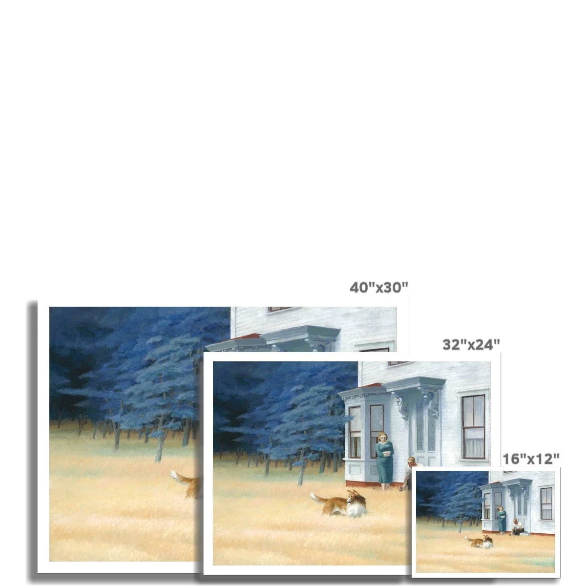 Cape Cod Evening by Edward Hopper. Open Edition Fine Art Print. Historic Art - Image 3