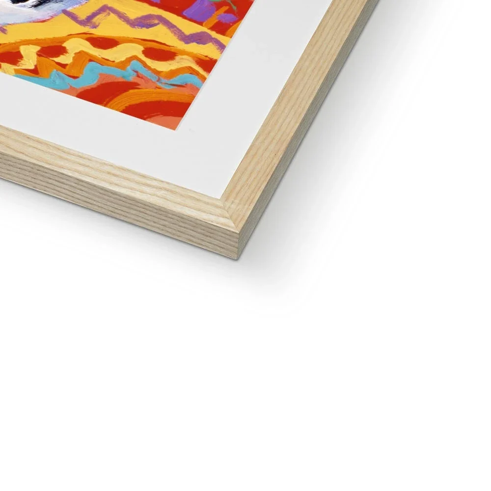John Dyer Framed Open Edition Cornish Art Print. 'Cat on a Kashmir with Stargazy Pie'. Cornwall Art Gallery - Image 9