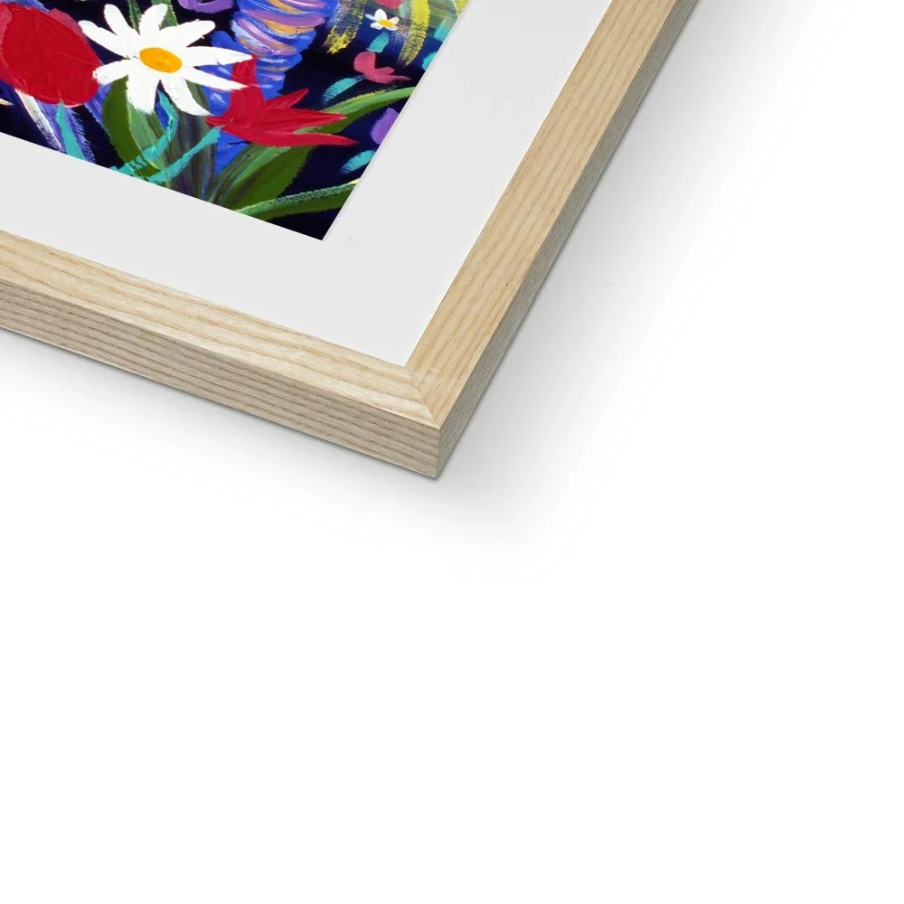 John Dyer Framed Open Edition Garden Art Print. 'Chatting to the Goldfish, Jardin Thuret, Cap d'Antibes, France'. French Art Gallery - Image 9