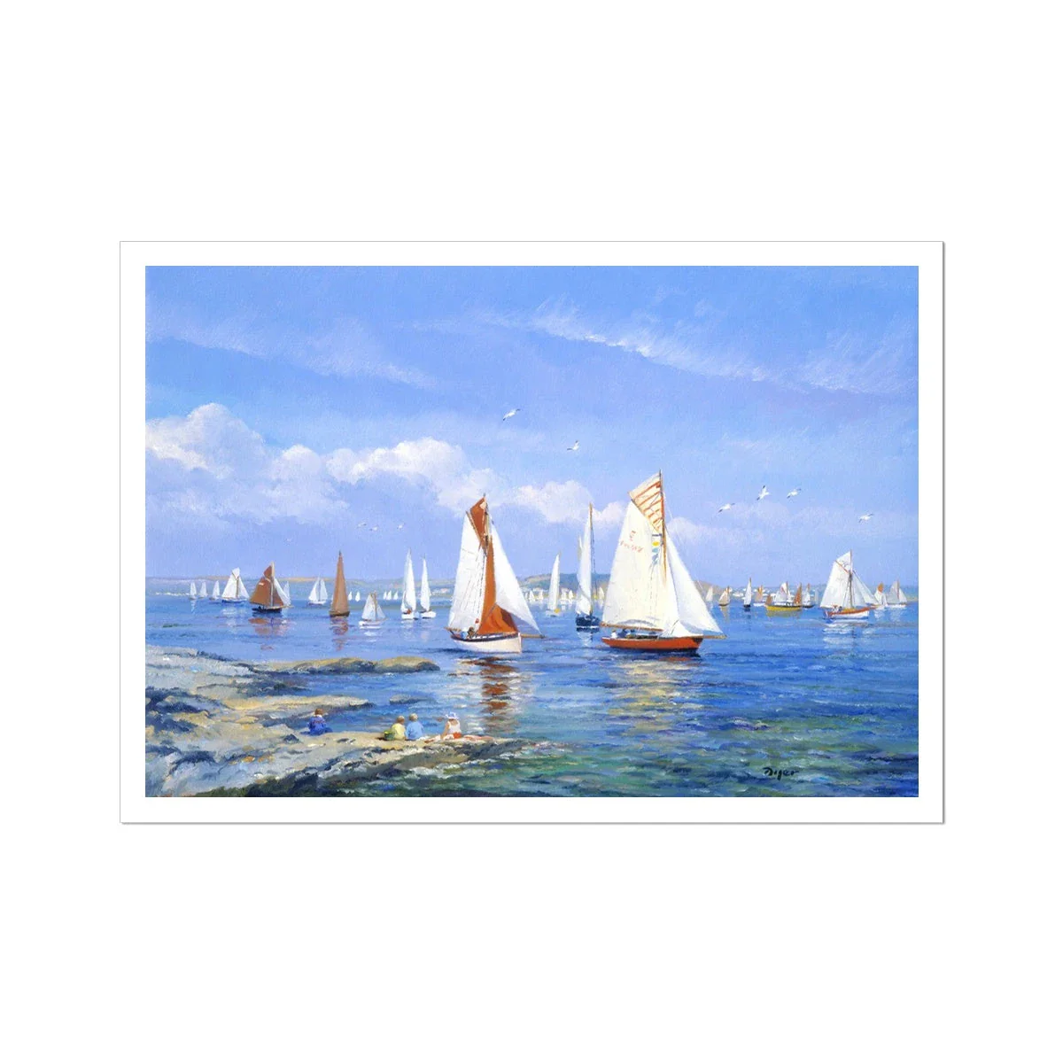 Ted Dyer Fine Art Print. Open Edition Cornish Art Print. 'Classics III'. Cornwall Art Gallery
