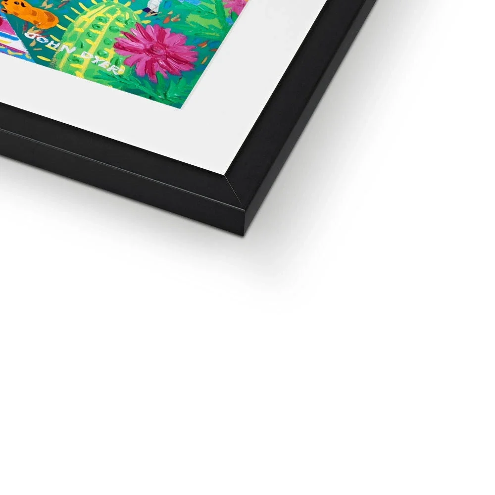 John Dyer Framed Open Edition Peruvian Art Print. 'Colourful Potato Fiesta on Taquile Island, Peru. - Image 7