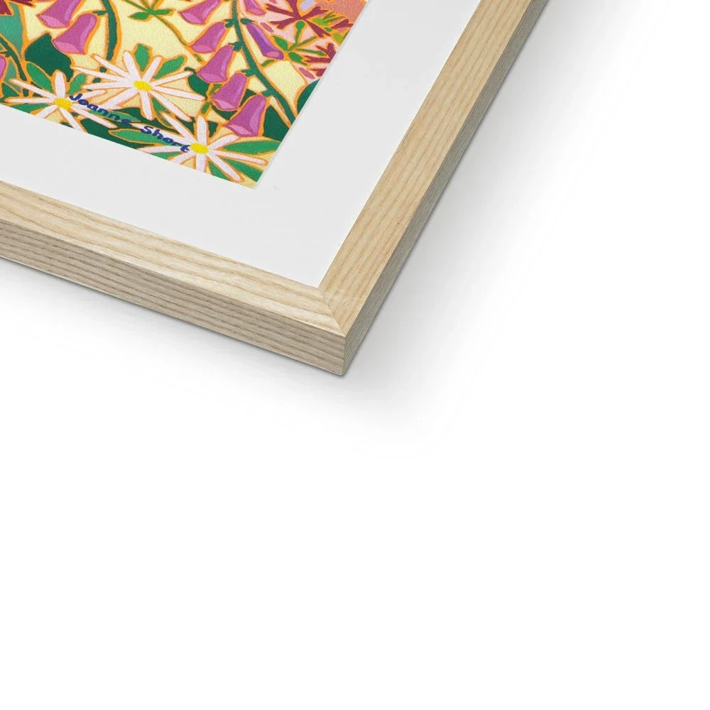 Joanne Short Framed Open Edition Cornish Fine Art Print. 'Cornish Wild Flowers, Helford Passage'. Cornwall Art Gallery - Image 9