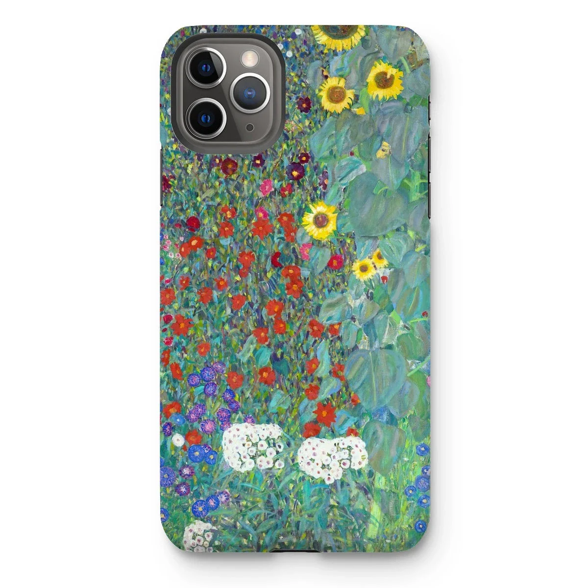 Tough Art Phone Case. 'Cottage Garden with Sunflowers'. Artist Gustav Klimt. British Art Gallery - Image 13