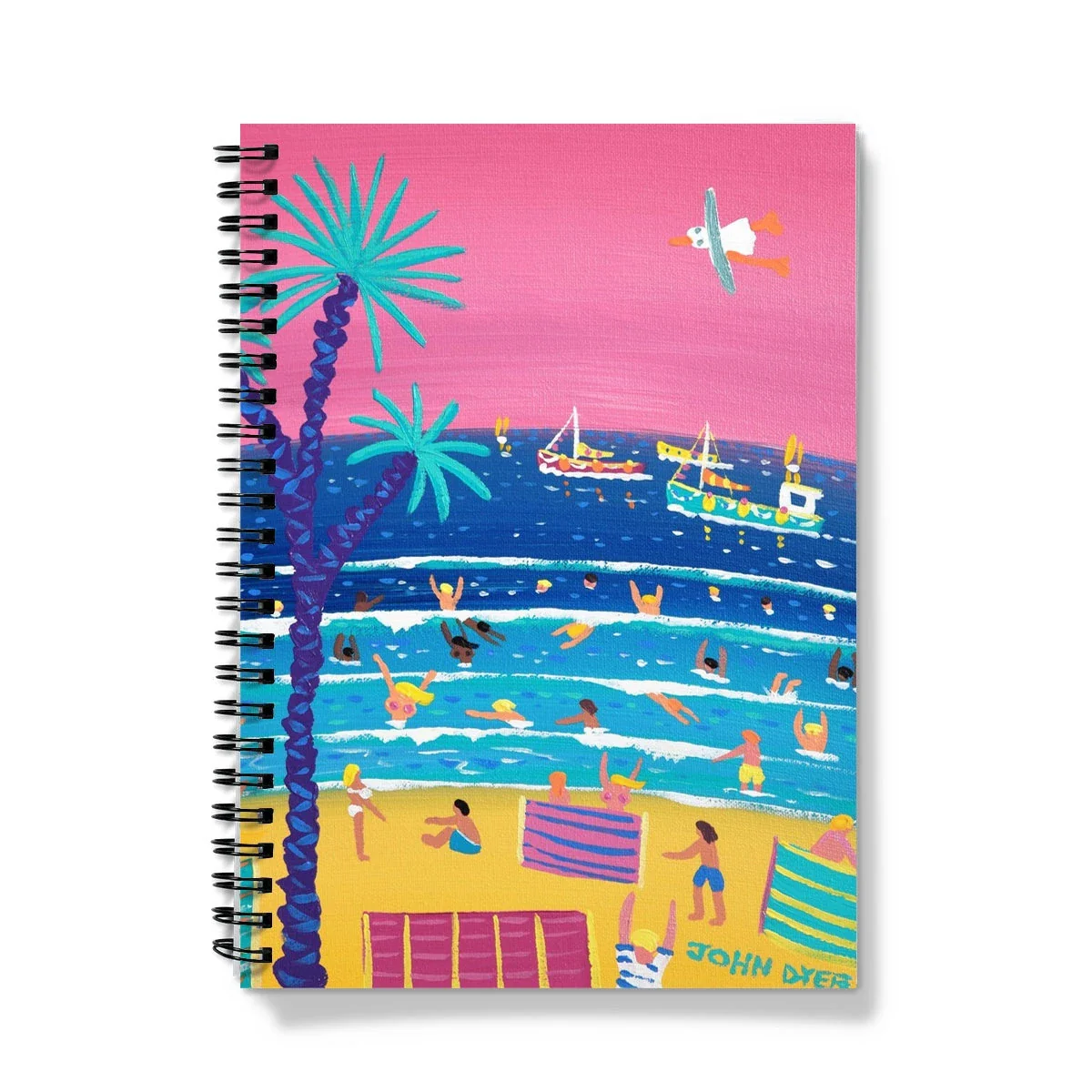 'Evening Skies on a Hot Summer Day' Cornish Contemporary Art Notebook by John Dyer - Image 3