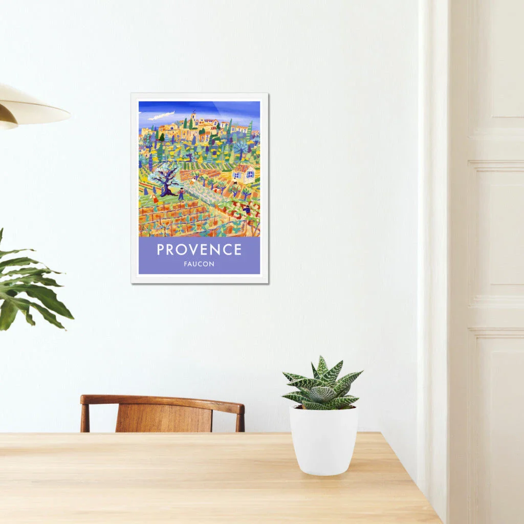 Vintage Style French Wall Art Print. Faucon Provence by John Dyer. French Art Gallery - Image 5