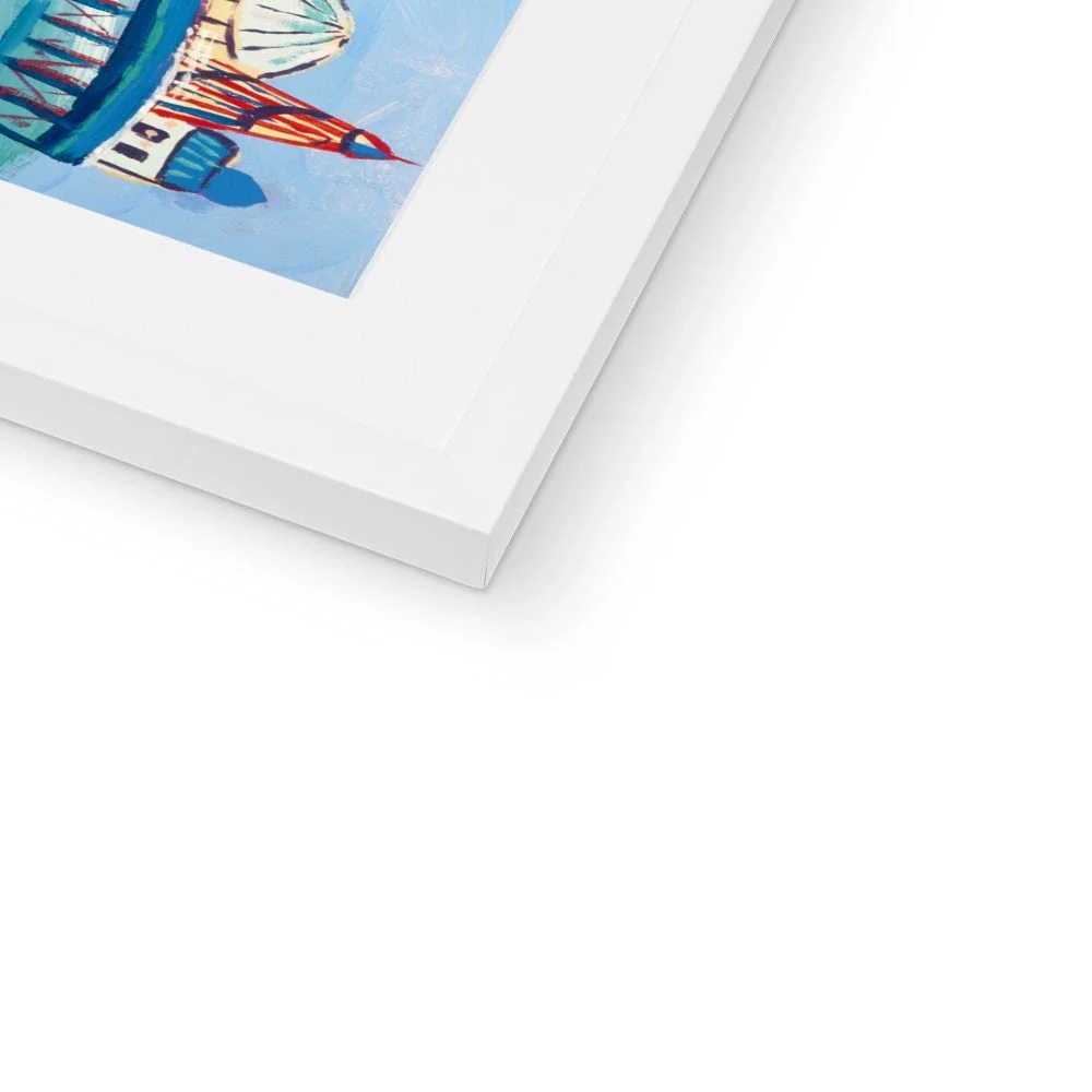 John Dyer Framed Open Edition Seaside Art Print. 'Flags on the Palace Pier, Brighton' - Image 8