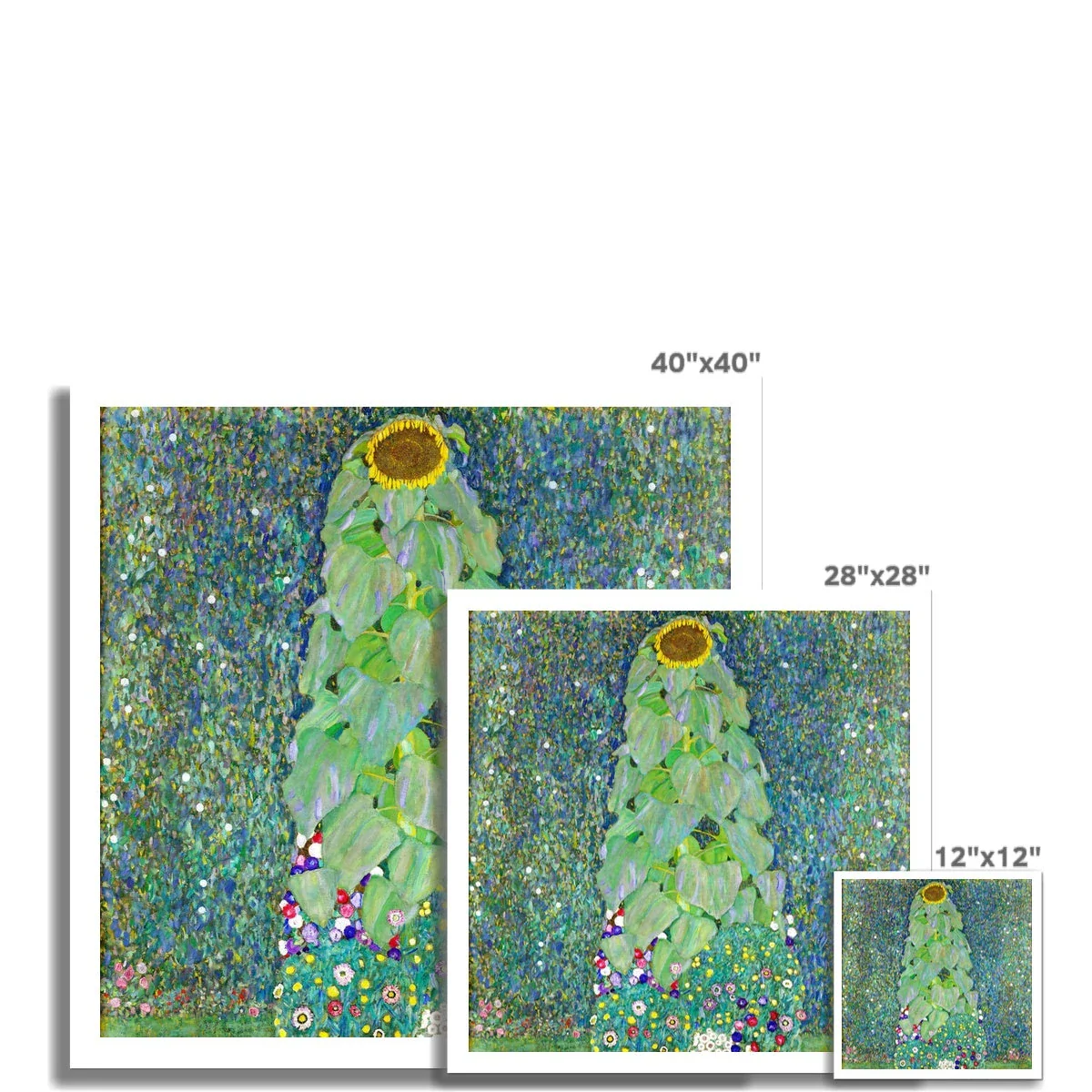 Gustav Klimt Open Edition Art Print. 'Sunflower'. Art Gallery Historic Art - Image 3