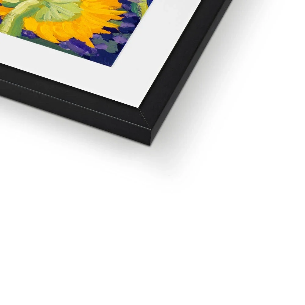 John Dyer Framed Open Edition Sunflower Art Print. 'Hide and Seek in the Sunflowers' - Image 7