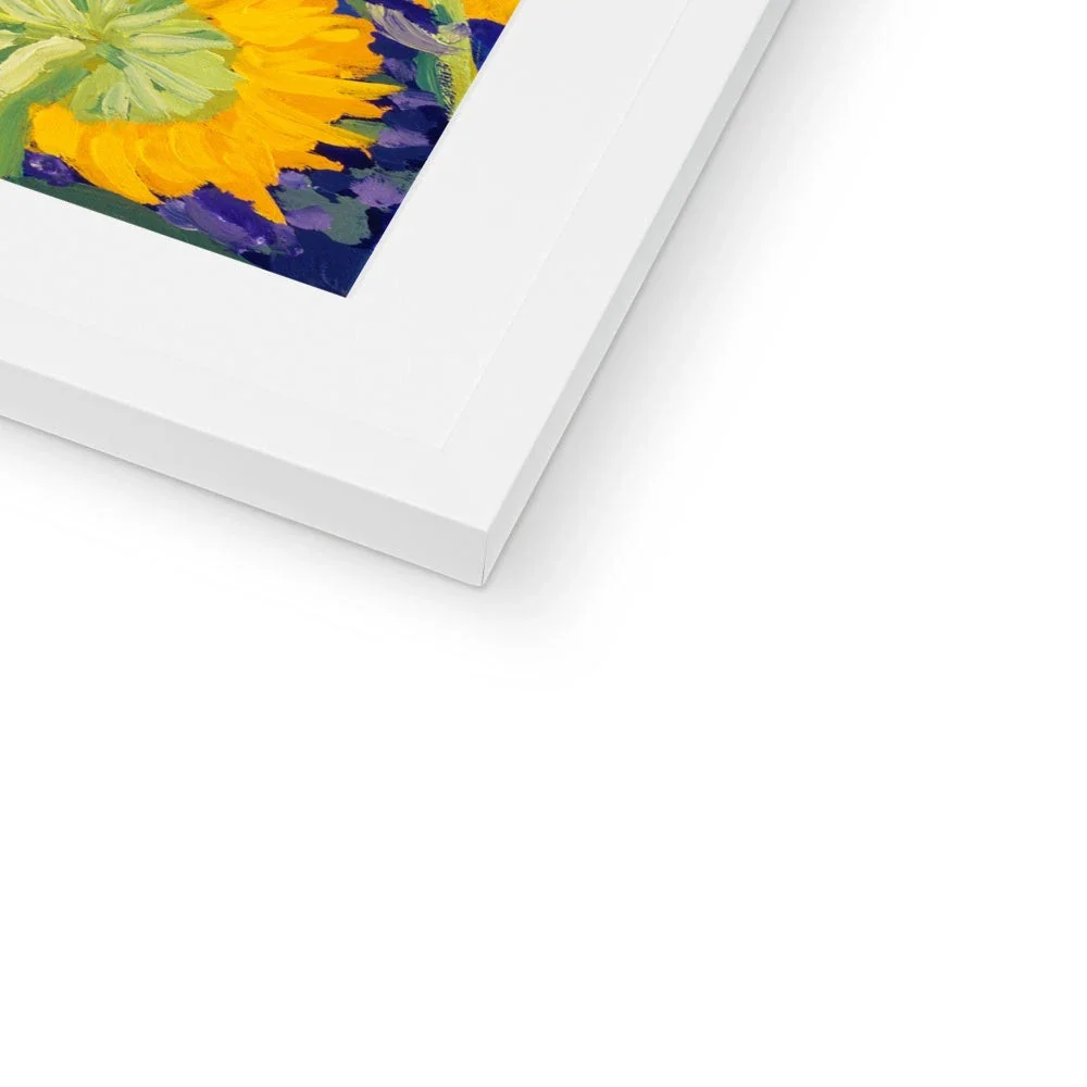 John Dyer Framed Open Edition Sunflower Art Print. 'Hide and Seek in the Sunflowers' - Image 8