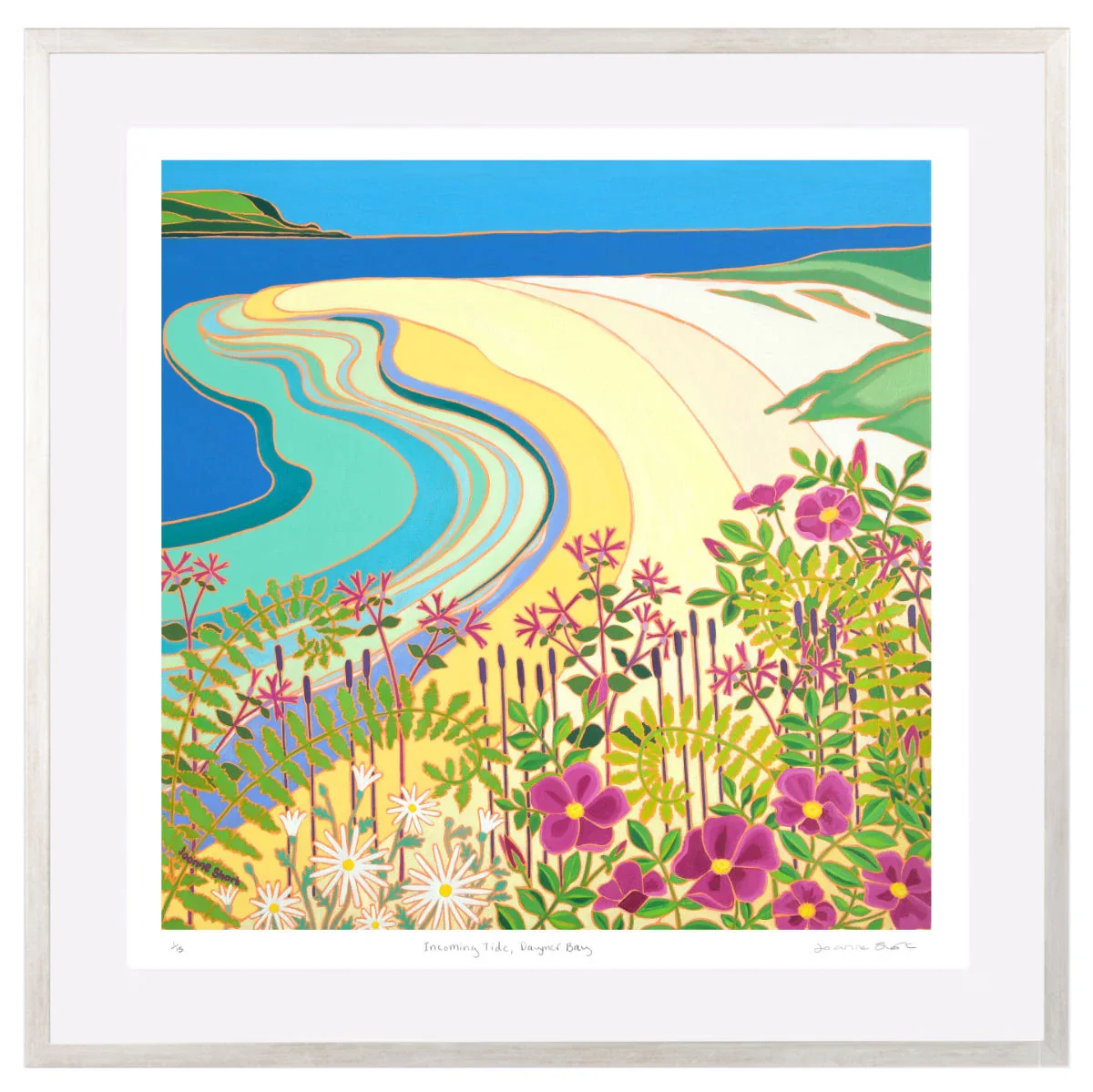 'Incoming Tide, Daymer Bay’ – Framed Special Limited Edition Print of the Camel Estuary Cornwall by Joanne Short - Image 2