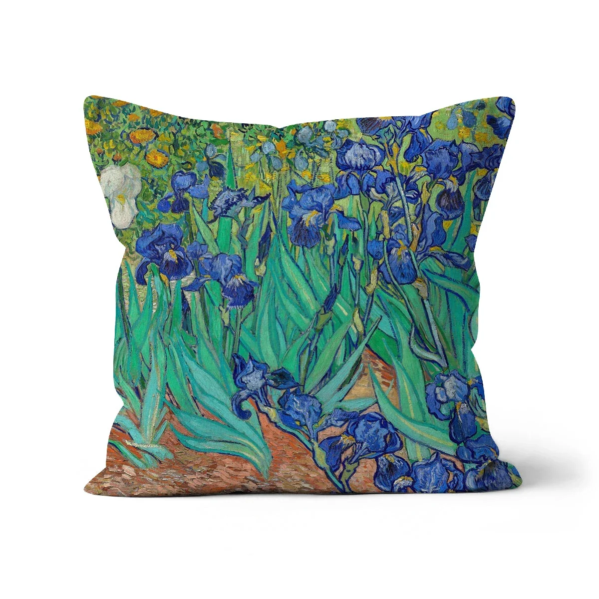 Blue Irises. Classic Art Cushion by Vincent Van Gogh - Image 13