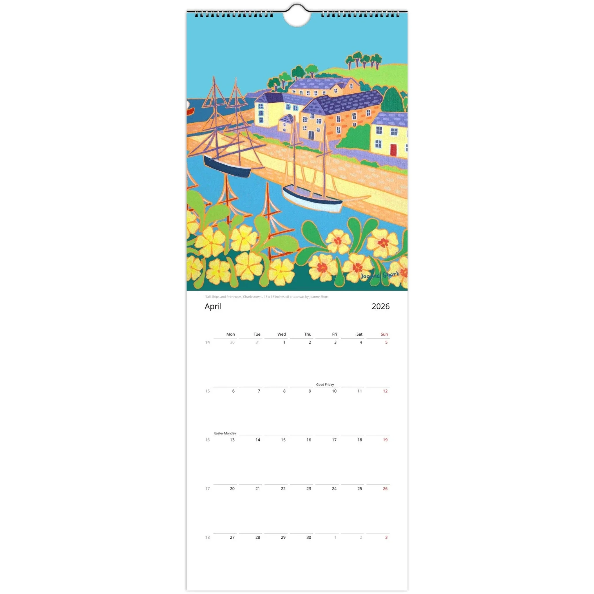 Joanne Short 2026 Cornwall Wall Art Calendar - Image 5