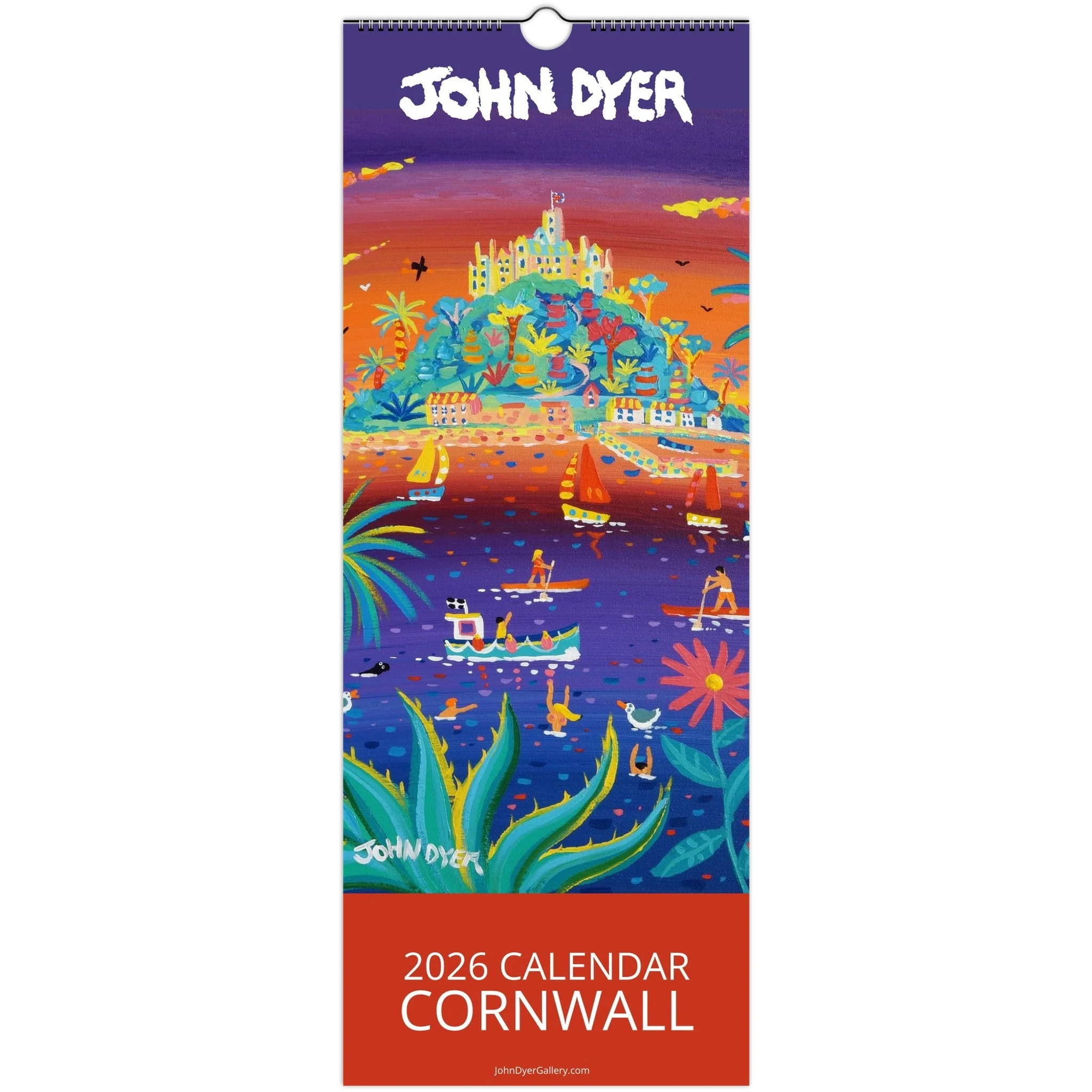 John Dyer 2026 Cornwall Wall Art Calendar