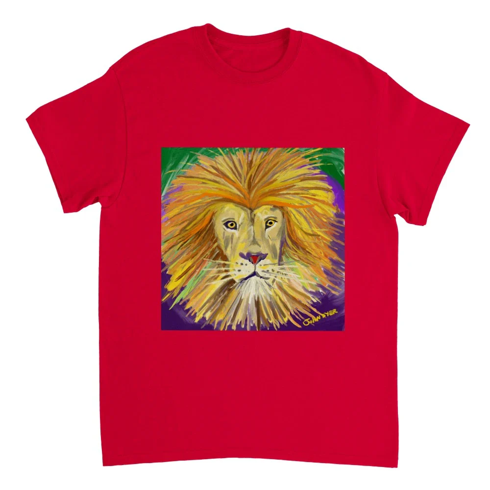 John Dyer Unisex Art T-Shirt. Lion - Image 6
