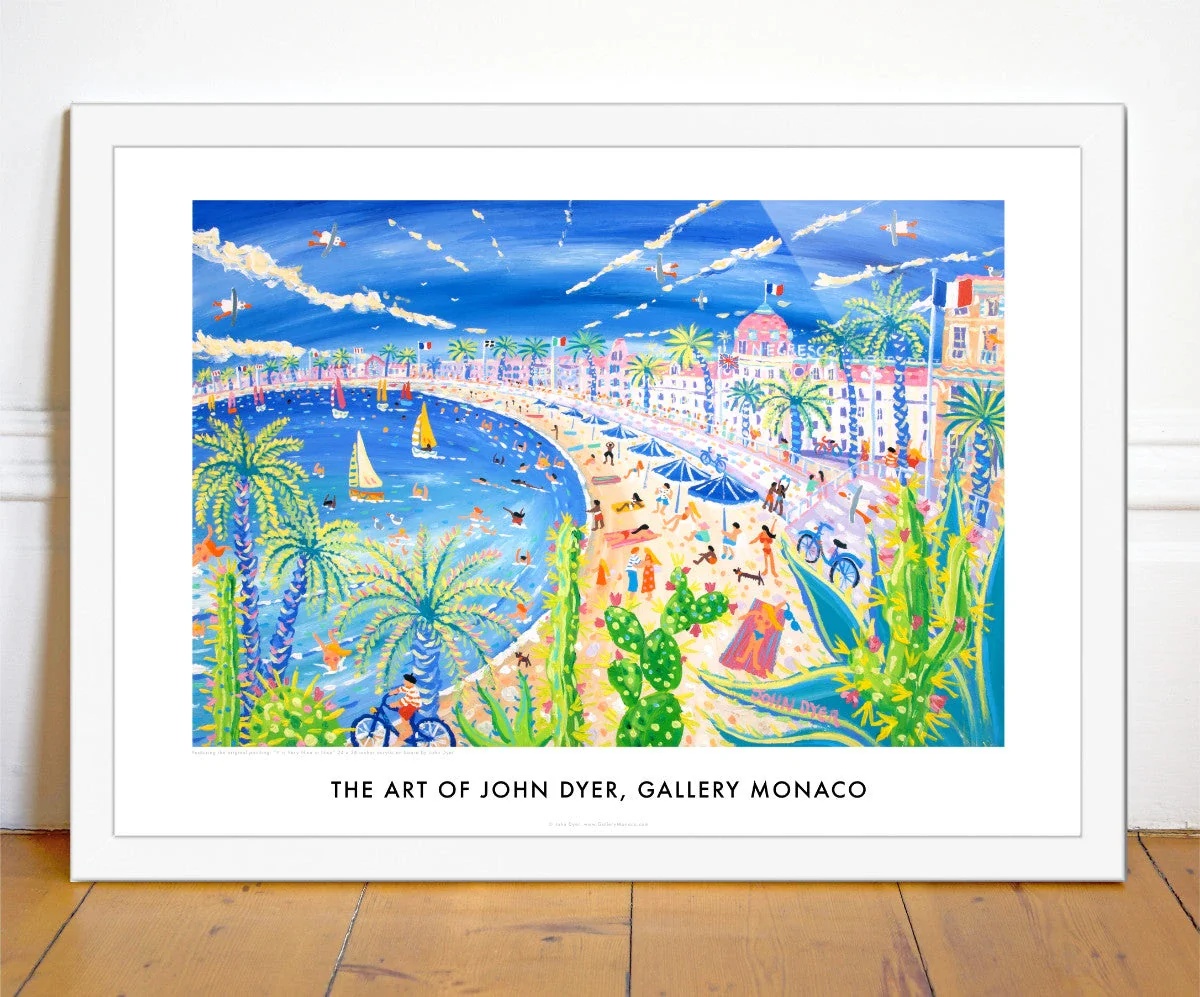 John Dyer Wall Art Poster Print. Gallery Monaco Range. It is Very Nice in Nice, France - Image 2