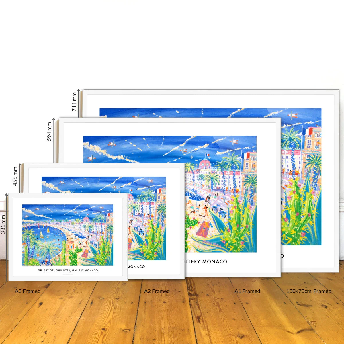 John Dyer Wall Art Poster Print. Gallery Monaco Range. It is Very Nice in Nice, France - Image 3