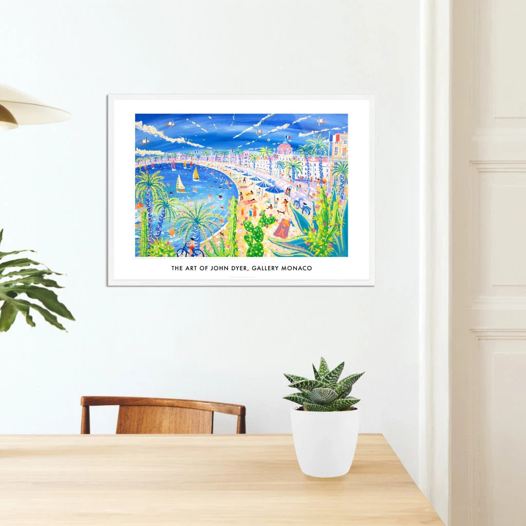 John Dyer Wall Art Poster Print. Gallery Monaco Range. It is Very Nice in Nice, France - Image 6