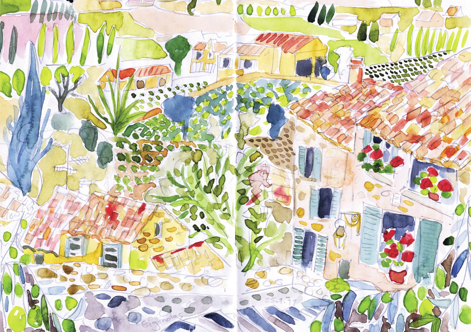Cornish Artist Book about John Dyer. ‘Painting the Colours of the World’. Foreword by Alan Titchmarsh. - Image 10