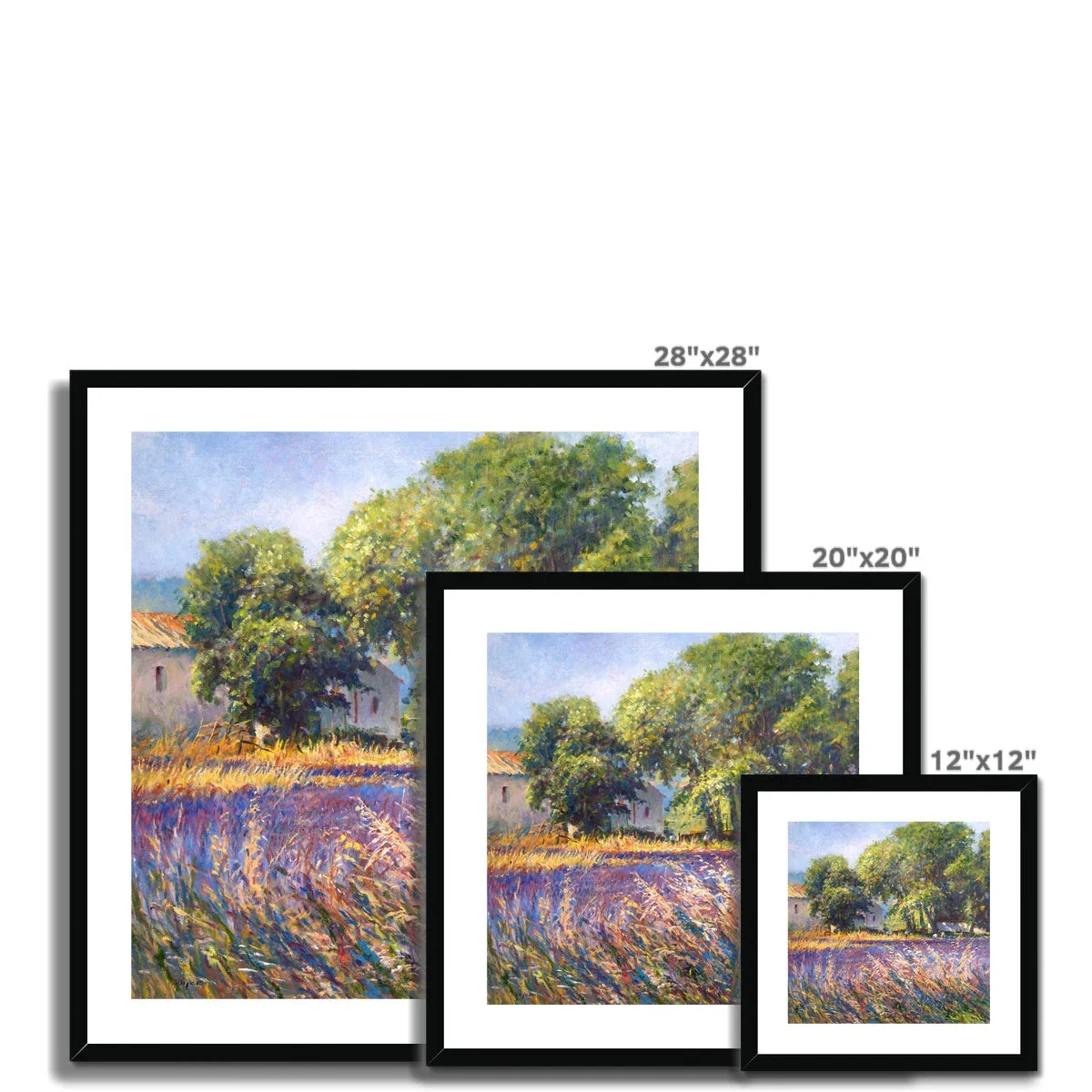 Ted Dyer Framed Open Edition Cornish Fine Art Print. 'Lavender Time, Provence'. French Art Gallery - Image 6