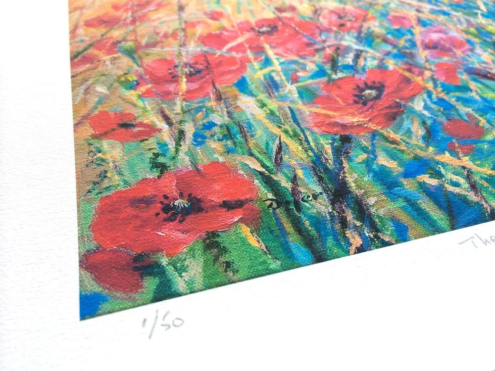 Limited Edition Print. The Poppy Field.  By Ted Dyer - Image 7