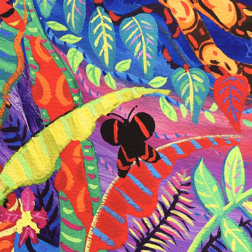 Limited Edition Print by artist John Dyer. 'Nawê - Spirits of the Amazon Rainforest'. Eden Project Artist in Residence. Animal Art Prints - Image 6