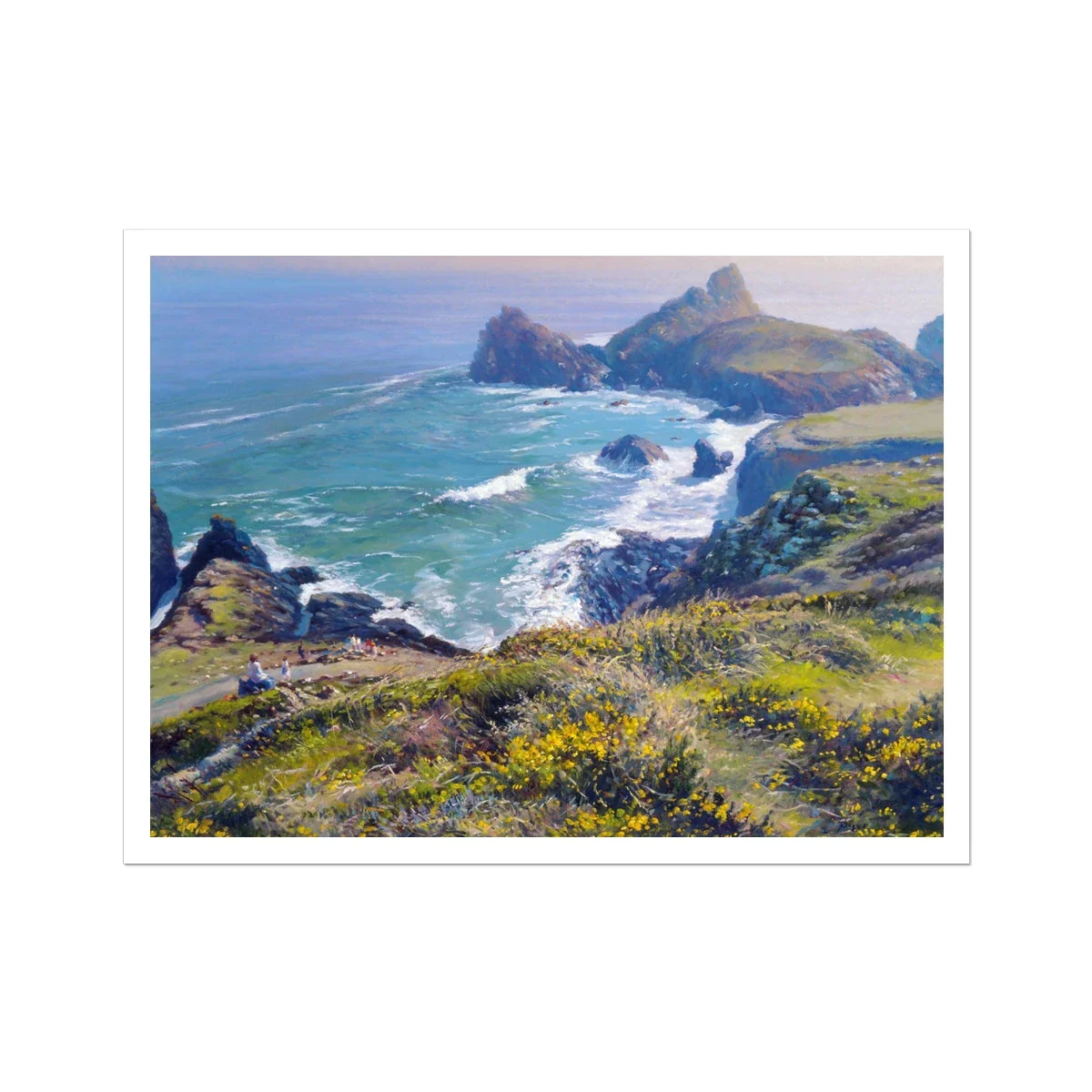 May Sunshine, Kynance Cove - Ted Dyer Hahnemühle German Etching Print