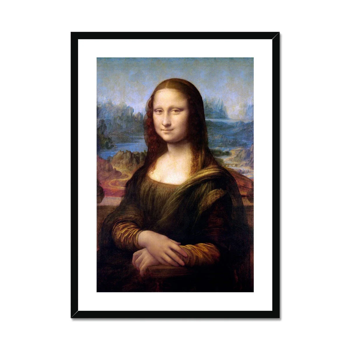 Leonardo da Vinci Framed Open Edition Art Print. 'Mona Lisa'. Art Gallery Historic Art - Image 2