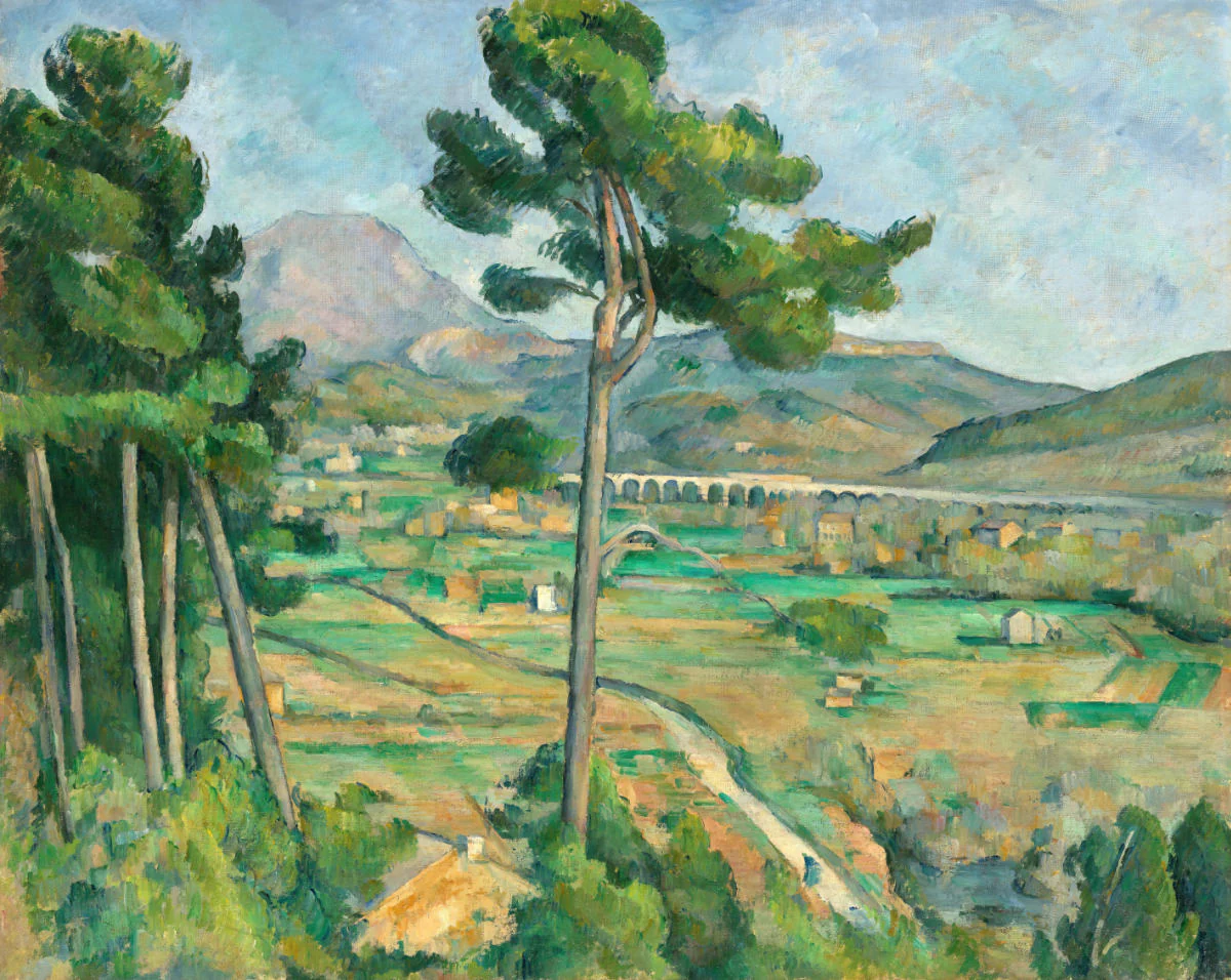 'Mont Sainte-Victoire and the Viaduct of the Arc River Valley' by Paul Cézanne. Open Edition Fine Art Print. Historic Art - Image 4