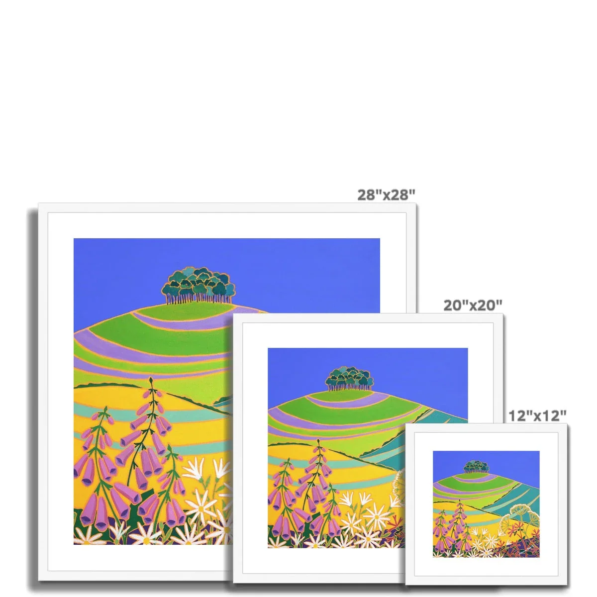 Joanne Short Framed Open Edition Fine Art Print. 'Heading Home to Cornwall' Nearly There Trees. Nearly Home Trees. Coming Home Trees, Cookworthy Knapp - Image 4