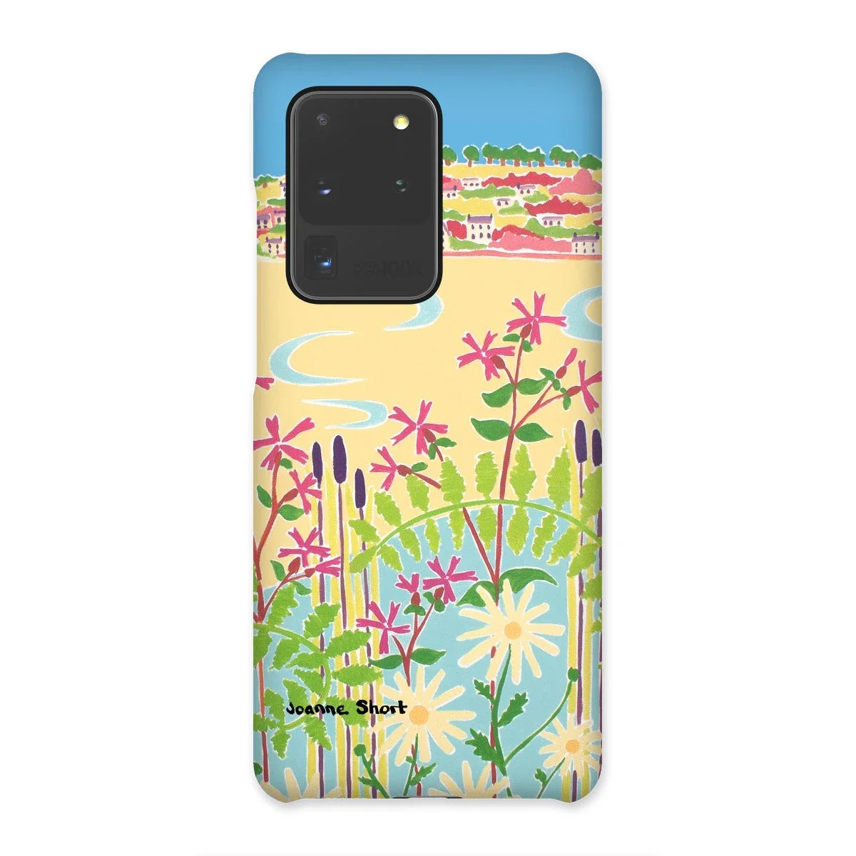Snap Art Phone Case. Camel Estuary, Rock, Padstow. Artist Joanne Short. Cornwall Art Gallery - Image 2