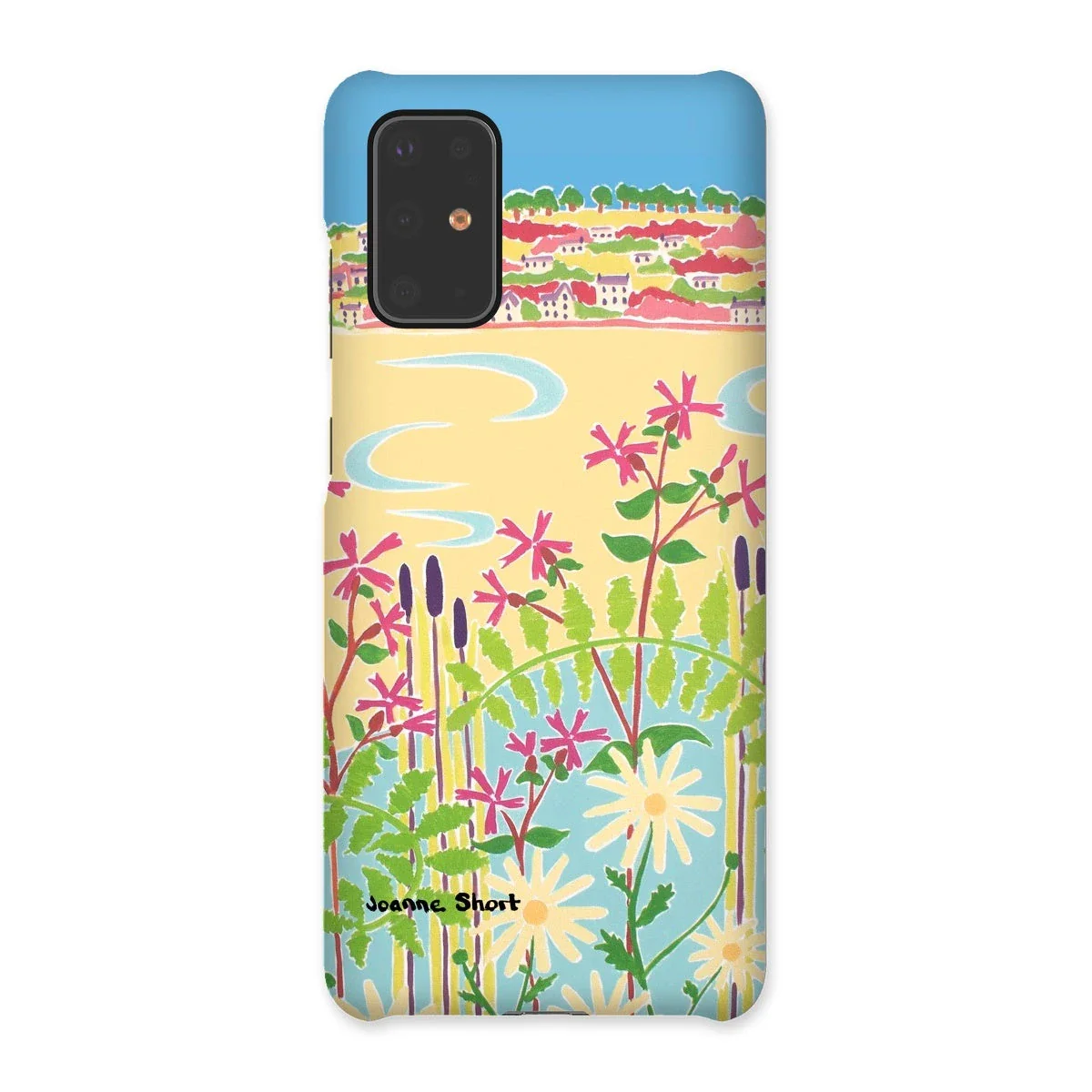 Snap Art Phone Case. Camel Estuary, Rock, Padstow. Artist Joanne Short. Cornwall Art Gallery - Image 3