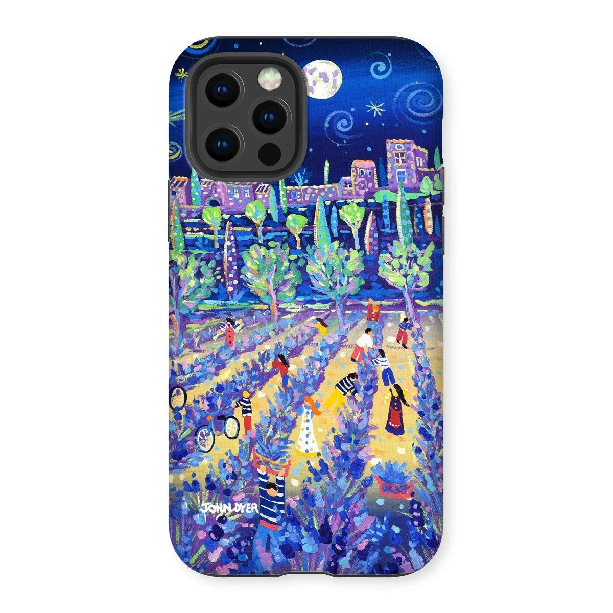 Tough Art Phone Case. Lavender Pickers, Provence, France. Artist John Dyer. Cornwall Art Gallery. - Image 16
