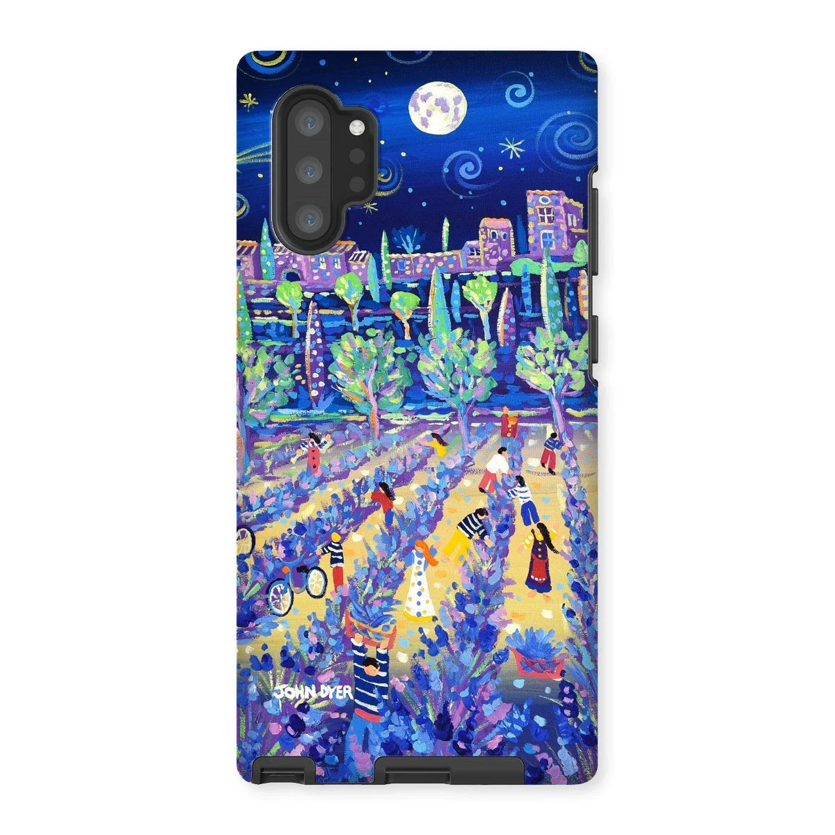Tough Art Phone Case. Lavender Pickers, Provence, France. Artist John Dyer. Cornwall Art Gallery. - Image 6