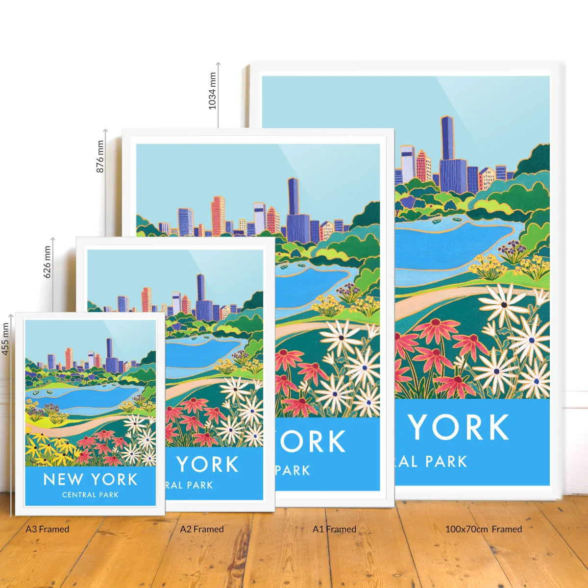 New York City Prints. Central Park. Art Posters of New York by Joanne Short. Wall Art Gallery NY - Image 3