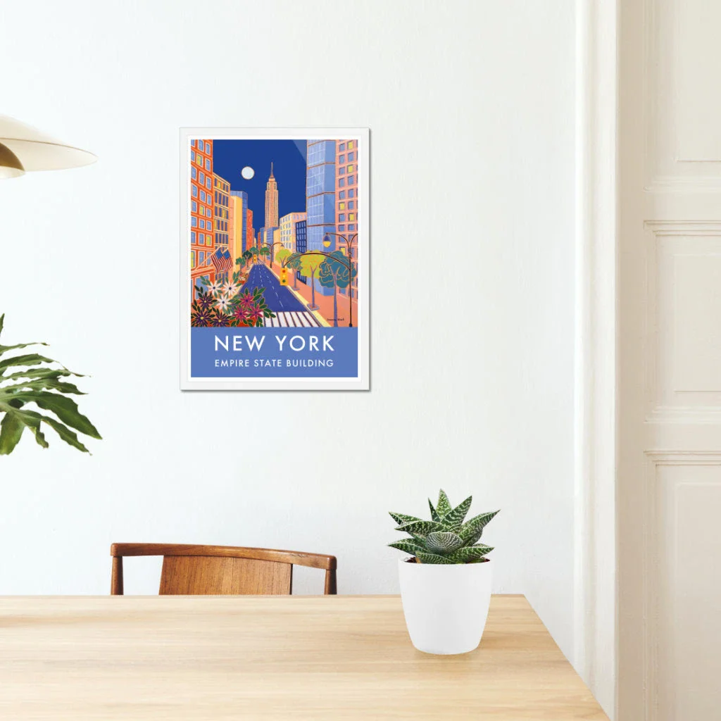 New York City Prints. Empire State Building. Art Posters of New York by Joanne Short. Wall Art Gallery NY - Image 5