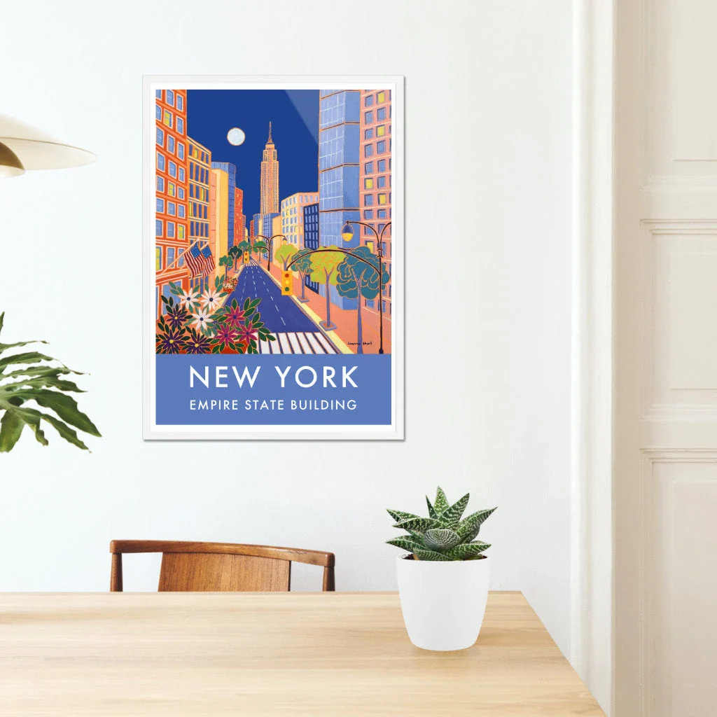 New York City Prints. Empire State Building. Art Posters of New York by Joanne Short. Wall Art Gallery NY - Image 6