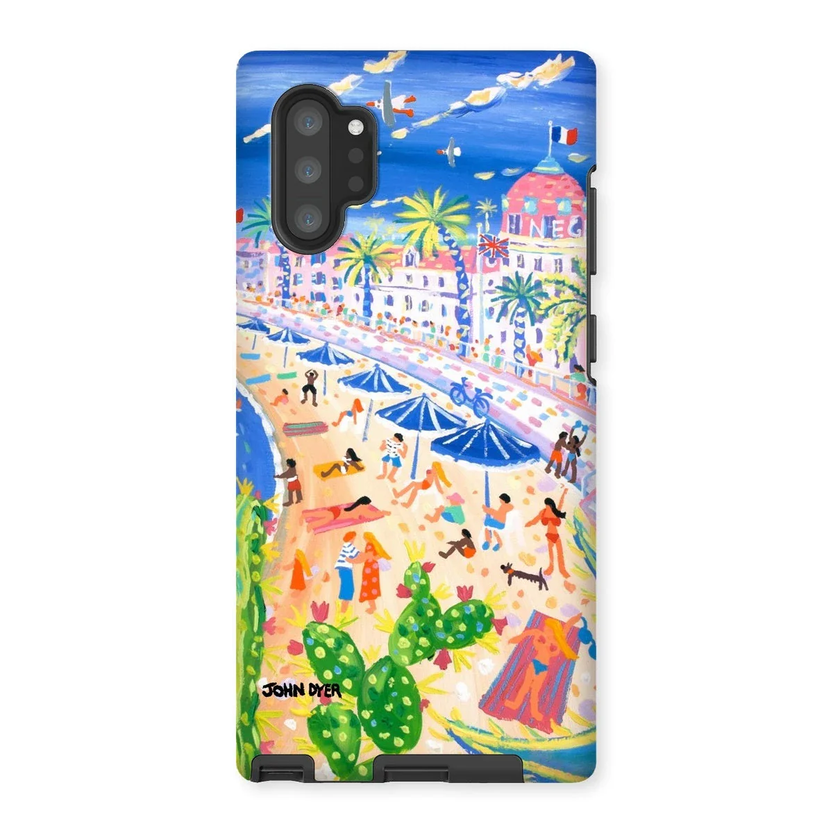 Tough Art iPhone Case. Nice Beach, Promenade des Anglais, France. Artist John Dyer. French Art Gallery - Image 10