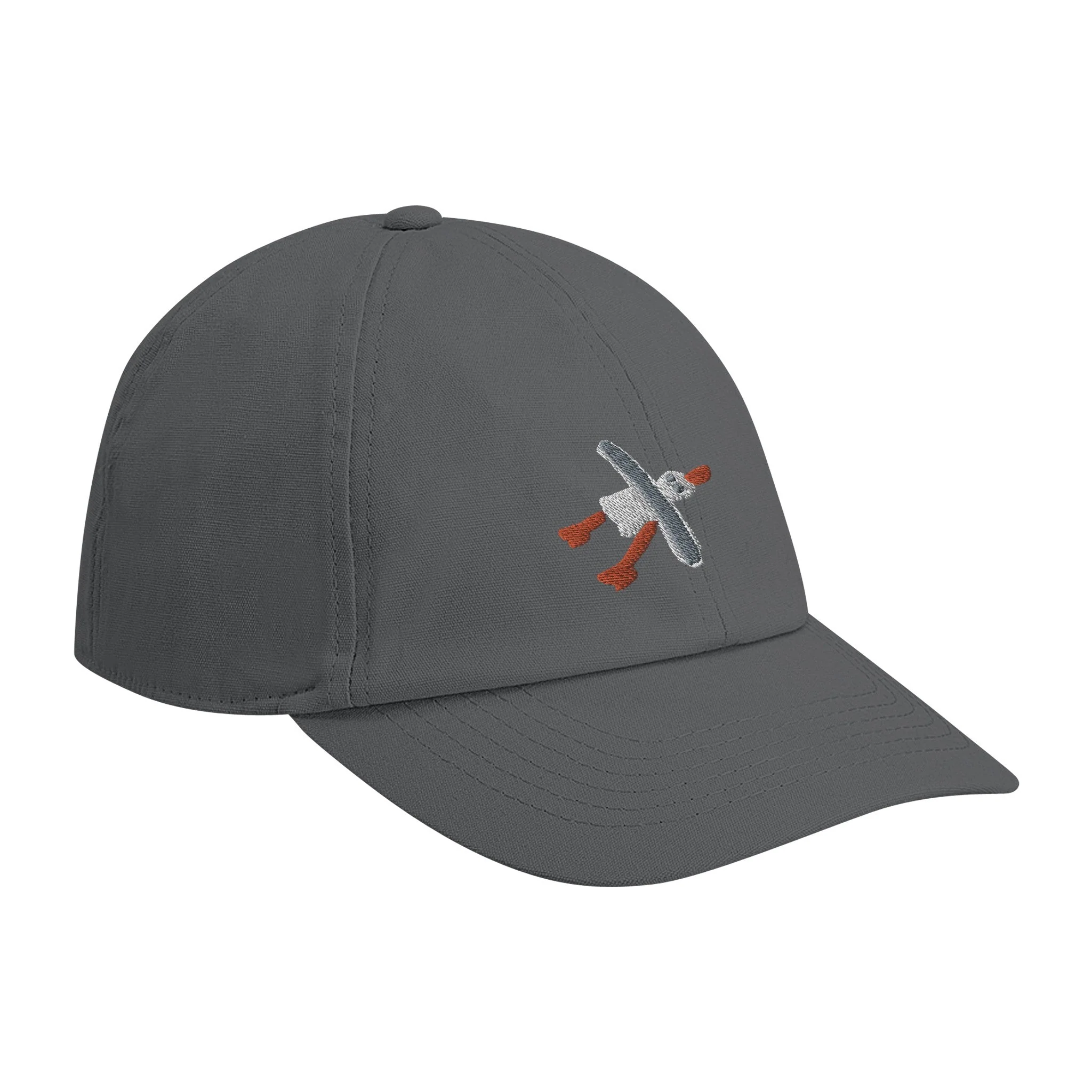 Organic 6-panel Cap with John Dyer Embroidered Cornish Seagull - Image 11