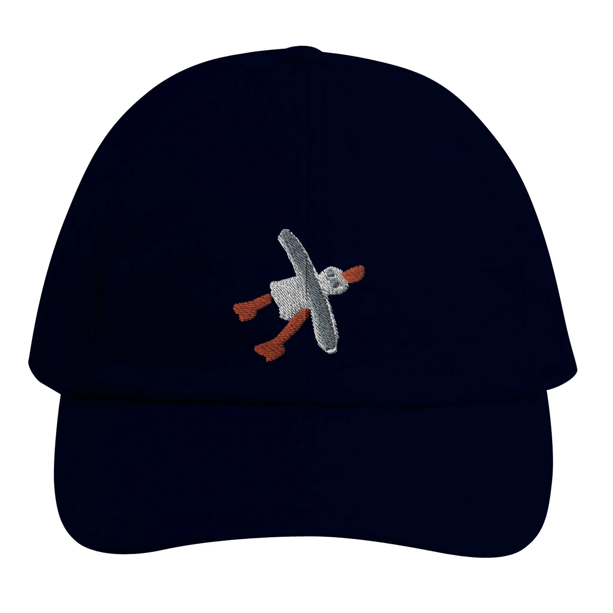 Organic 6-panel Cap with John Dyer Embroidered Cornish Seagull - Image 3