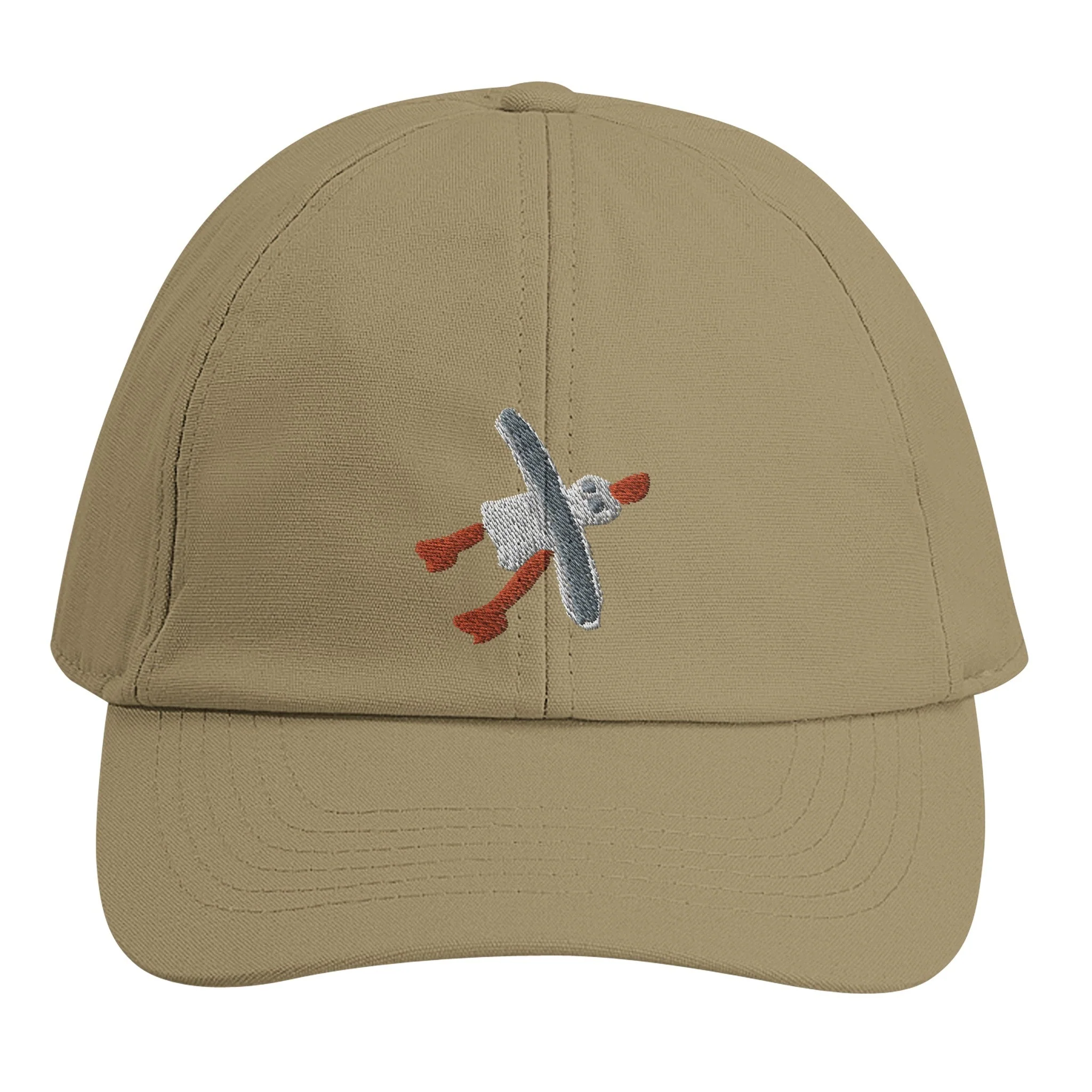Organic 6-panel Cap with John Dyer Embroidered Cornish Seagull - Image 7