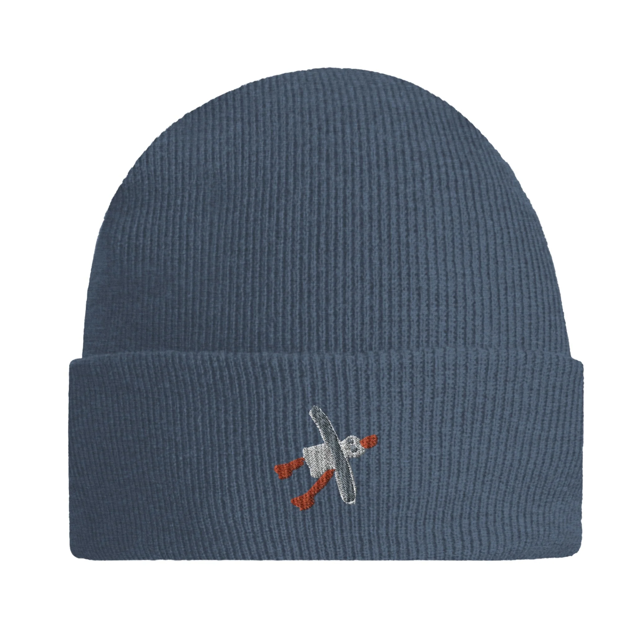 Original Beechfield Cuffed Beanie with John Dyer Embroidered Cornish Seagull - Image 2