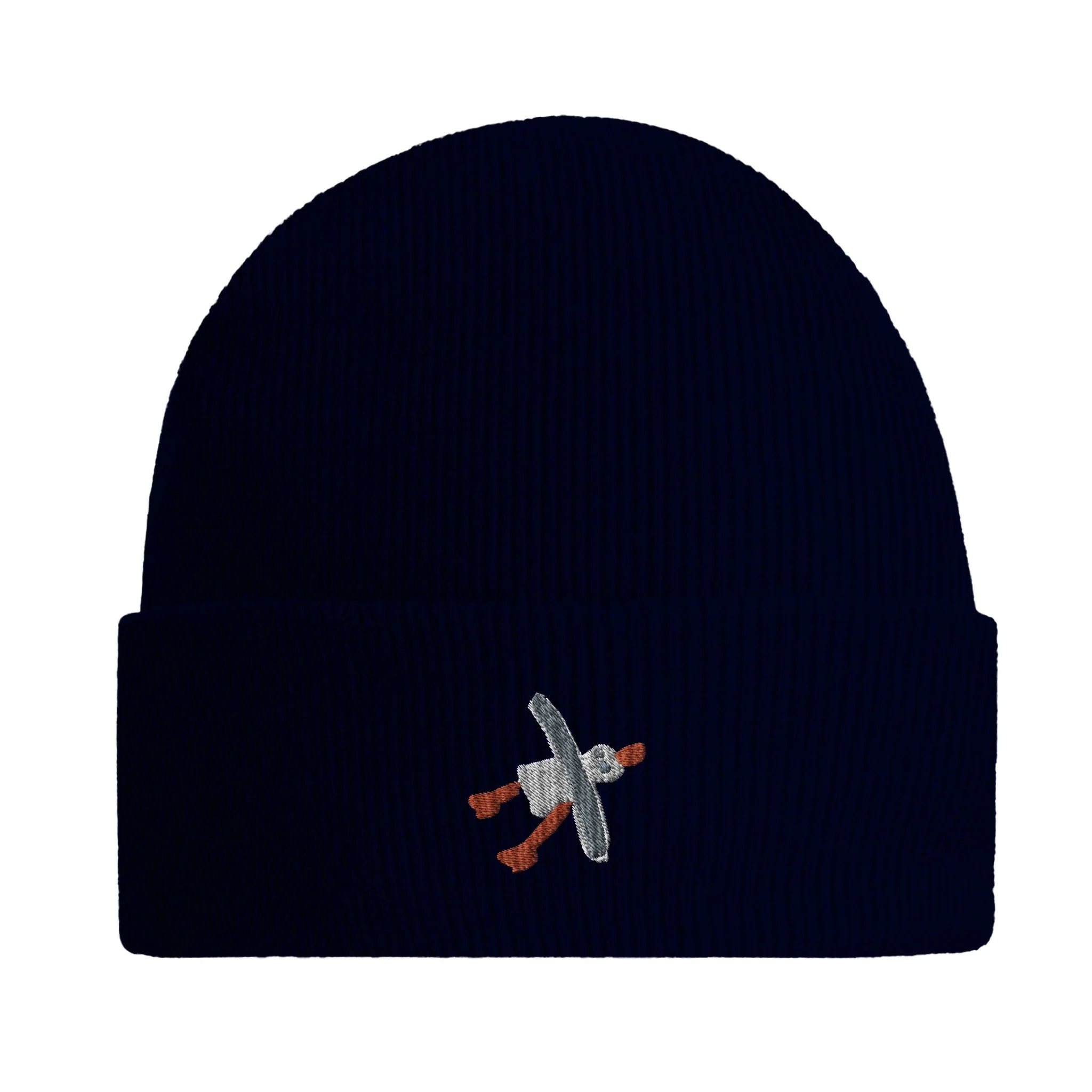 Original Beechfield Cuffed Beanie with John Dyer Embroidered Cornish Seagull - Image 4