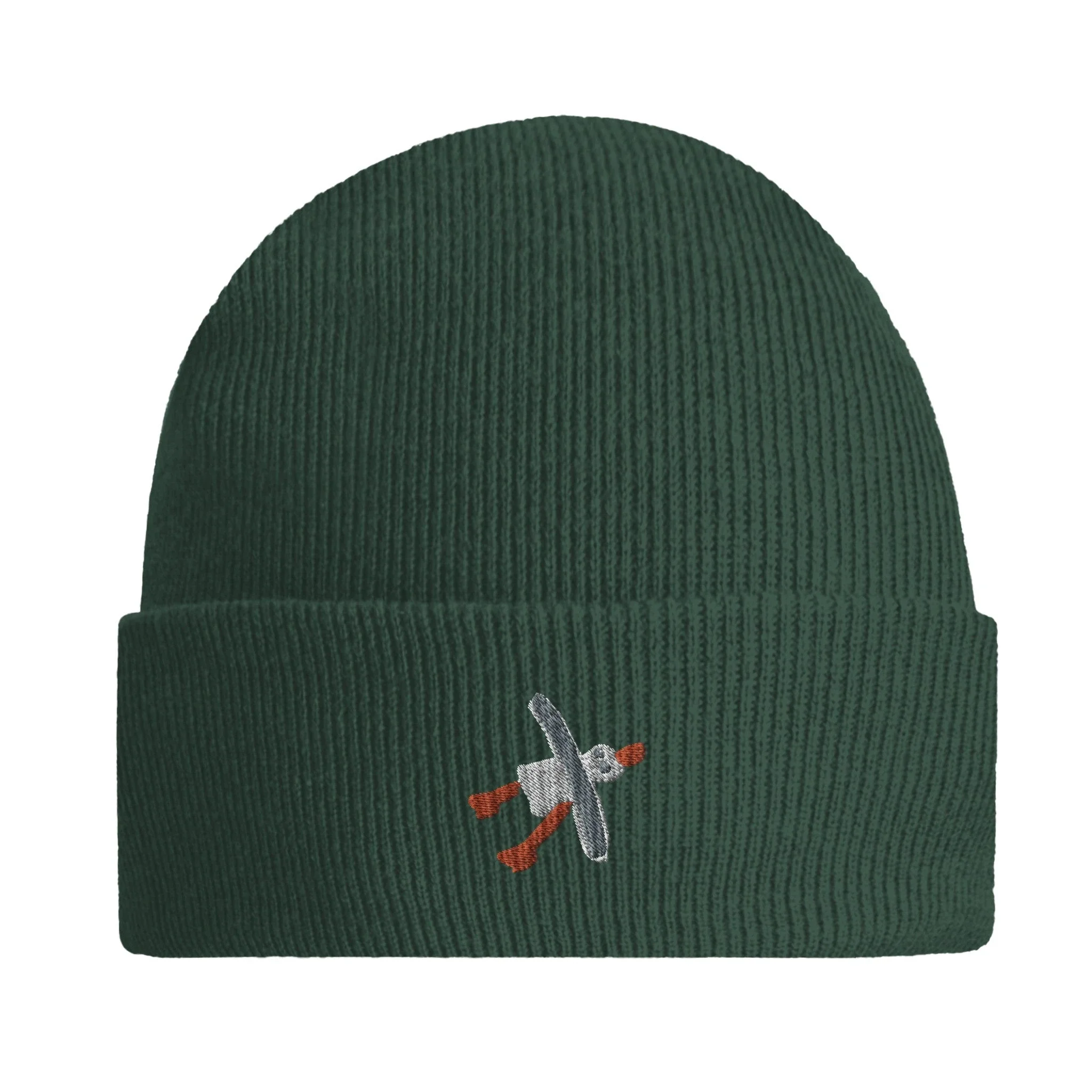 Original Beechfield Cuffed Beanie with John Dyer Embroidered Cornish Seagull - Image 9