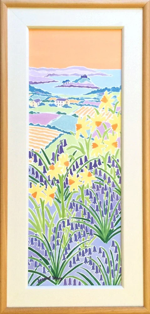 Original Oil Painting by Joanne Short. Spring has Sprung, Mount's Bay, Cornwall. - Image 2